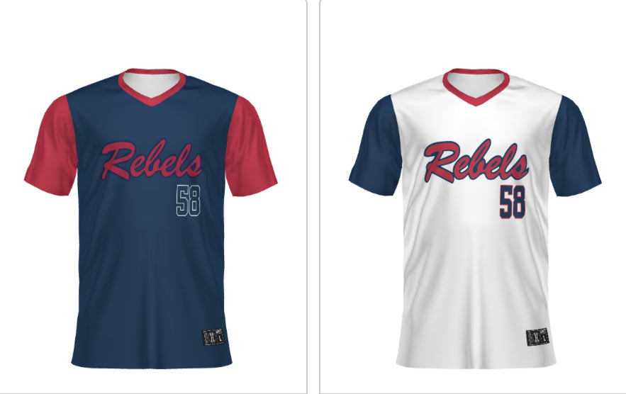 Rebels Baseball Game Jersey