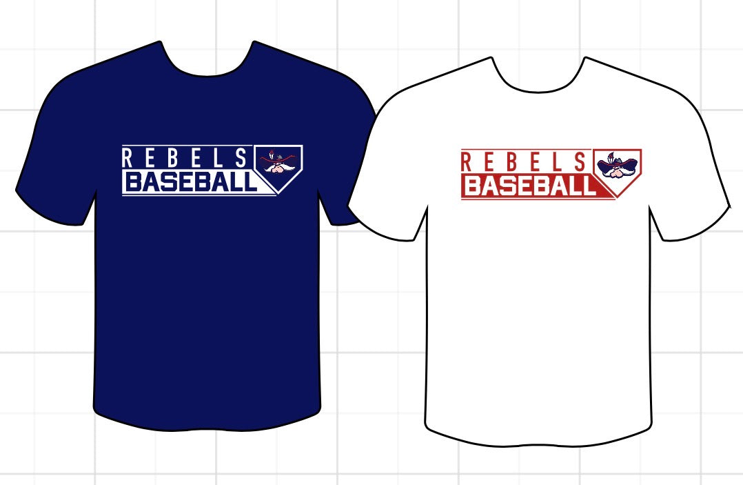 Rebels Baseball Practice Tee