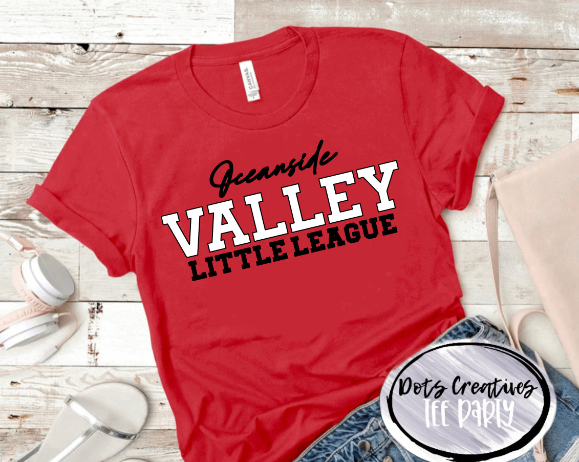 Oceanside Valley Little League Fanwear