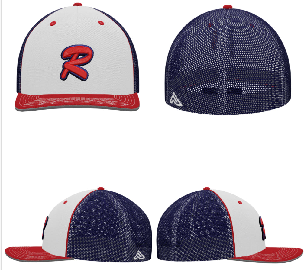 Rebels Players Baseball Hat - Trucker Mesh Back