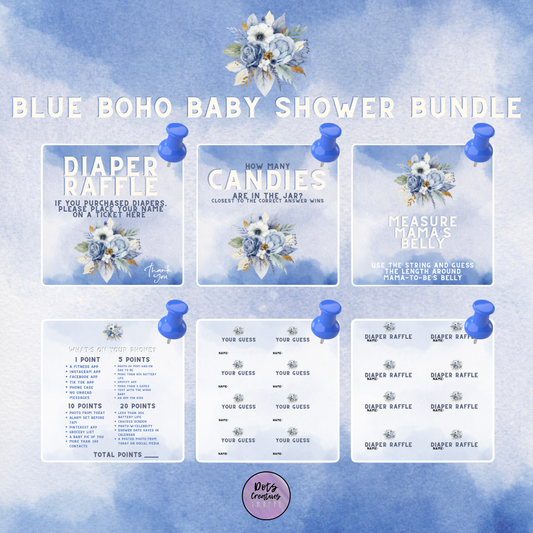 Baby Shower Bundle - DIGITAL DOWNLOAD (Print Available)