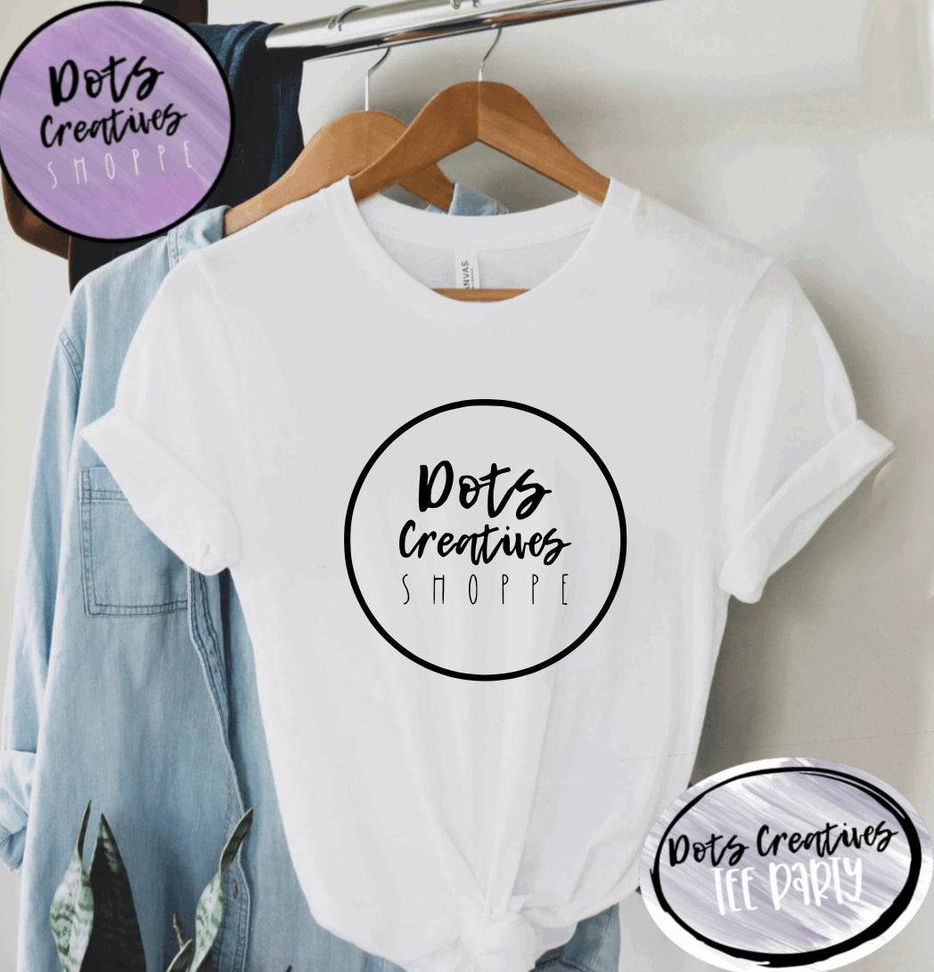 Dots Creatives Shoppe Tee BIG LOGO