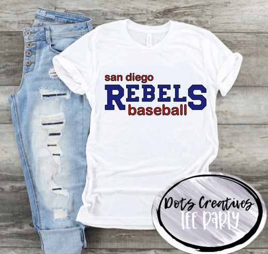 San Diego Rebels Baseball Puff Fanwear 2023